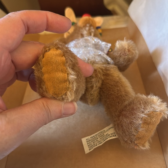 Jaymar Creations handmade Jingle Bear “Jingle Deer” 100% German mohair - Picture 10 of 11